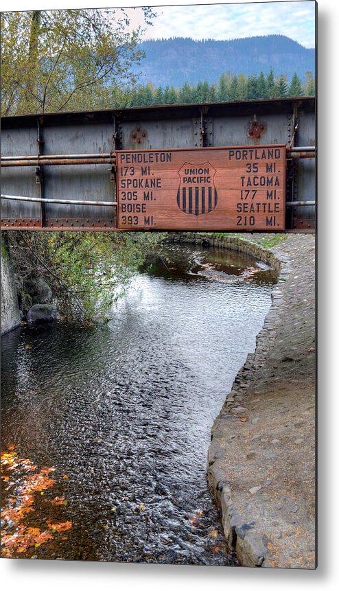 Multnomah Metal Print featuring the photograph Union Pacific by David Hart