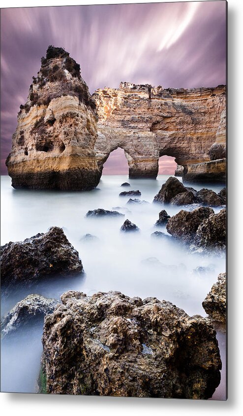 Beach Metal Print featuring the photograph Unreal beauty by Jorge Maia