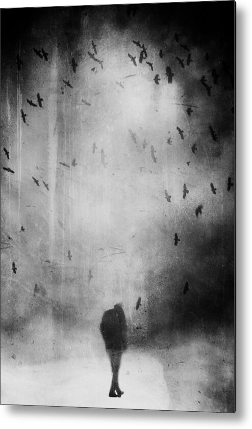 Mood Metal Print featuring the photograph Untitled by Daniela Riegler