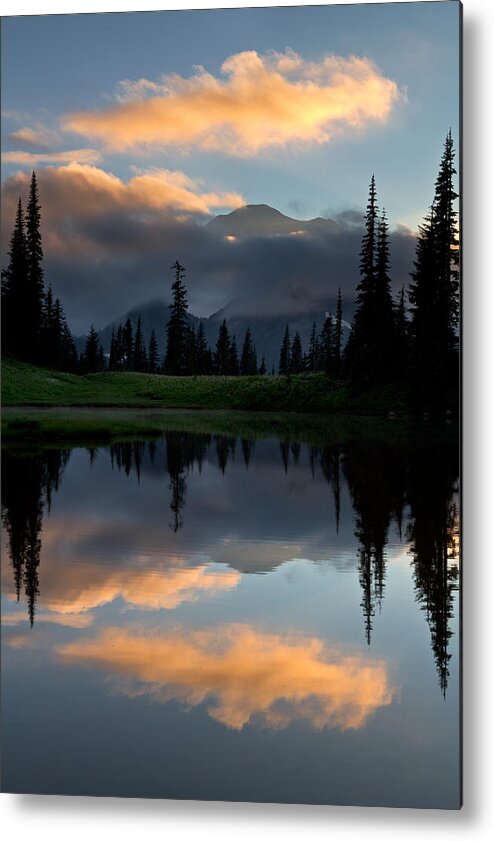Alpine Metal Print featuring the photograph Upper Tipsoo Lake Sunset by Michael Russell