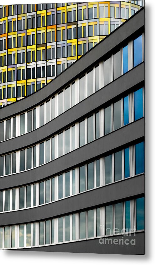 Adac Metal Print featuring the photograph Urban Rectangles by Hannes Cmarits
