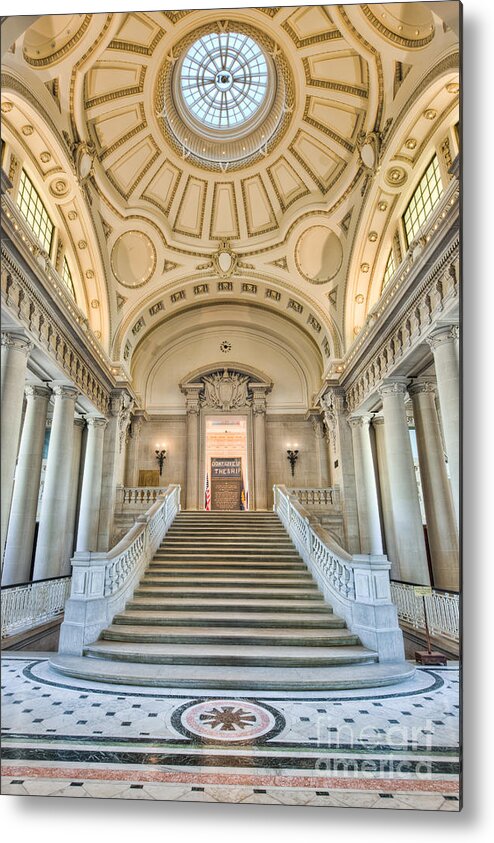 Clarence Holmes Metal Print featuring the photograph US Naval Academy Bancroft Hall I by Clarence Holmes
