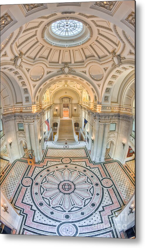 Clarence Holmes Metal Print featuring the photograph US Naval Academy Bancroft Hall III by Clarence Holmes