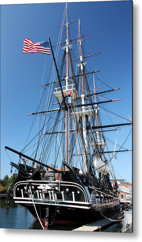 Uss Constitution Metal Print featuring the photograph USS Constitution by Kristin Elmquist