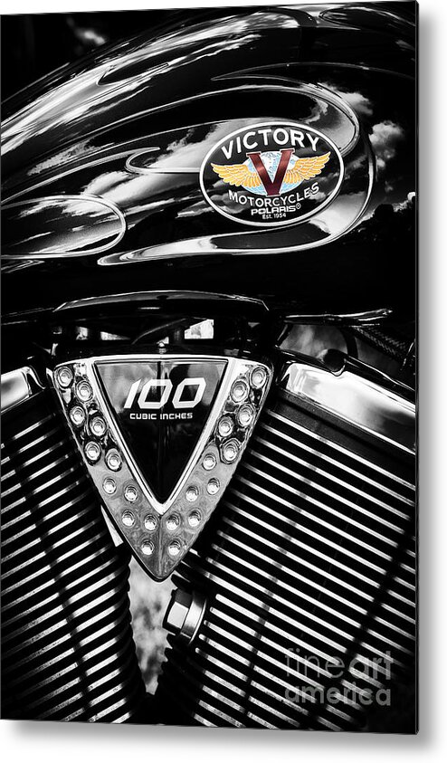 Victory Metal Print featuring the photograph V by Tim Gainey
