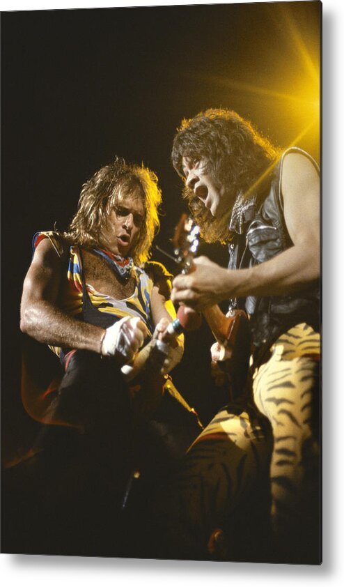 David Lee Roth Metal Print featuring the photograph Van Halen '84 #1 by Chris Deutsch