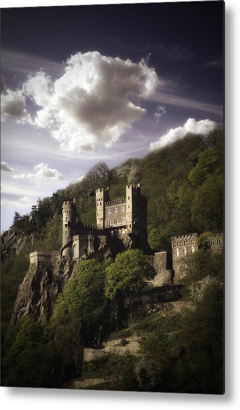Rhine River Metal Print featuring the photograph View from the Rhine River by James Bethanis