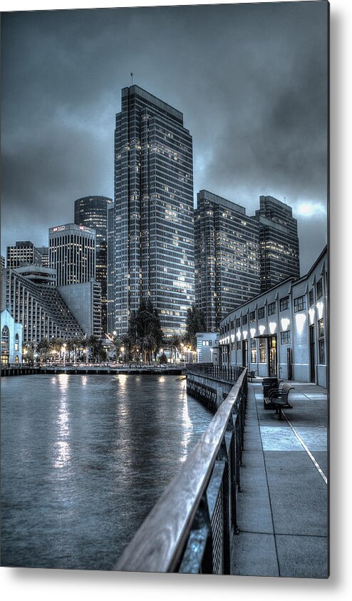 Port Metal Print featuring the photograph Walking the Embarcadero San Francisco by SC Heffner