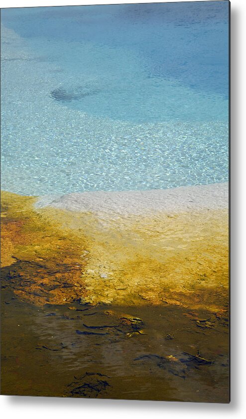 Yellowstone Metal Print featuring the photograph Wall Pool in Yellowstone National Park by Bruce Gourley
