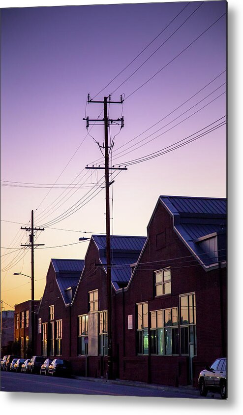 Tranquility Metal Print featuring the photograph Warehouse District by Hal Bergman Photography