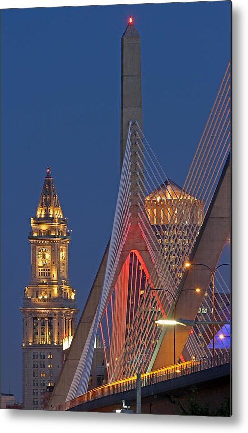 Boston Metal Print featuring the photograph Welcome to the Great City of Boston by Juergen Roth