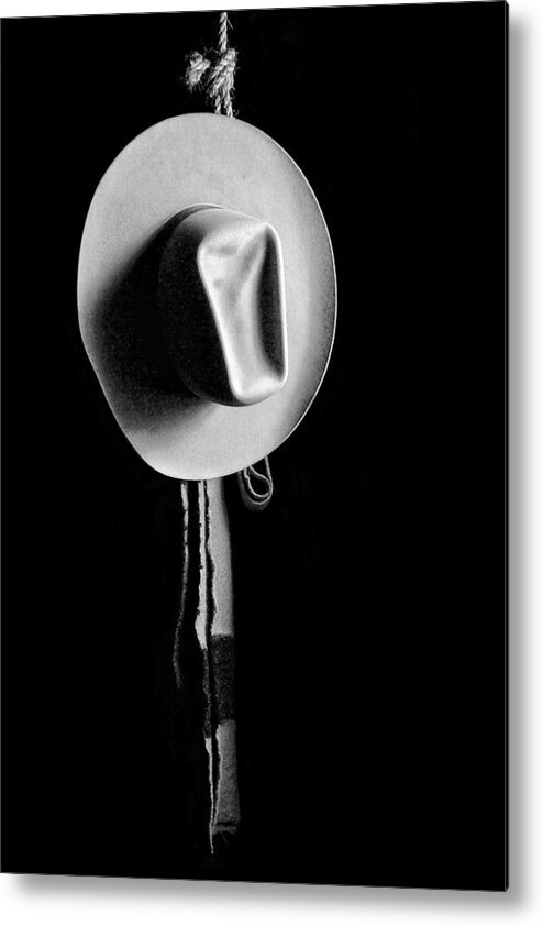 Cowboy Hat Metal Print featuring the photograph Western Still Life by Priscilla Burgers