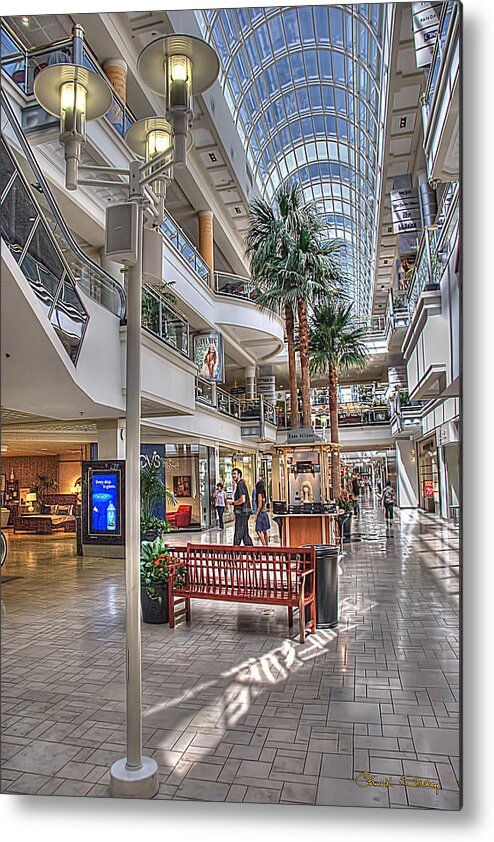 Westside Pavilion Metal Print featuring the photograph Westside Pavilion by Chuck Staley