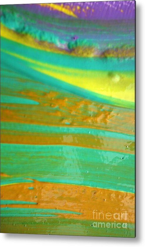 Paint Metal Print featuring the painting Wet Paint 9 by Jacqueline Athmann