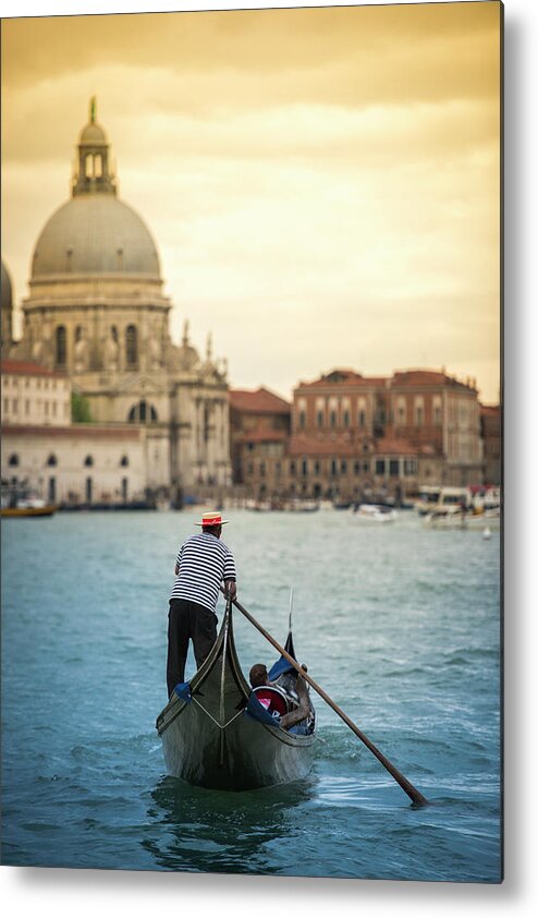 People Metal Print featuring the photograph When In Venice... | Venezia Explore by Copyright Lorenzo Montezemolo