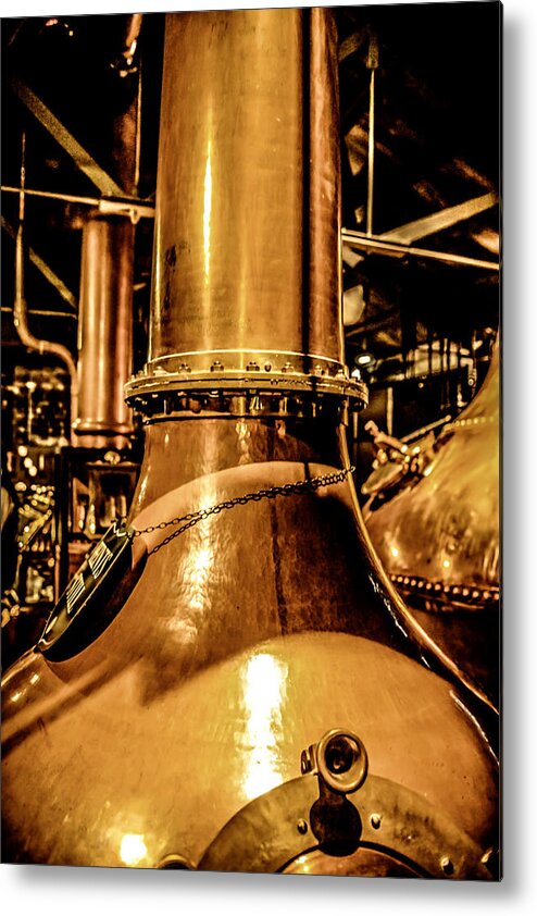 Whiskey Metal Print featuring the photograph Whiskey Works by Chris Smith