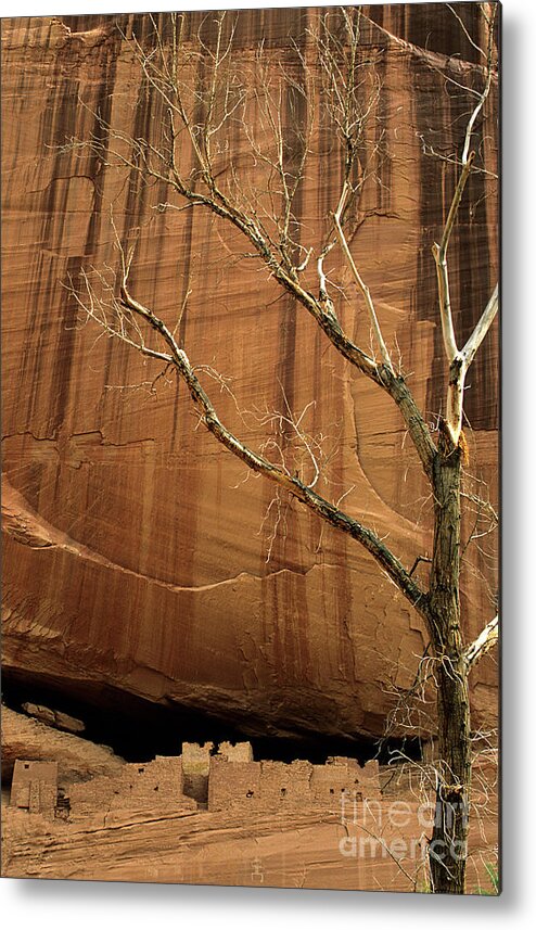 Canyon De Chelly Metal Print featuring the photograph White House Ruin Arizona by Bob Christopher