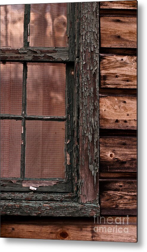 Window Metal Print featuring the photograph Window panes by Pamela Taylor