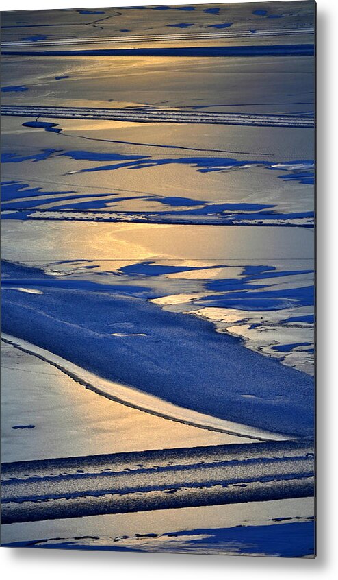 Winter Metal Print featuring the photograph Winter Reflections 2 by Lisa Holland-Gillem