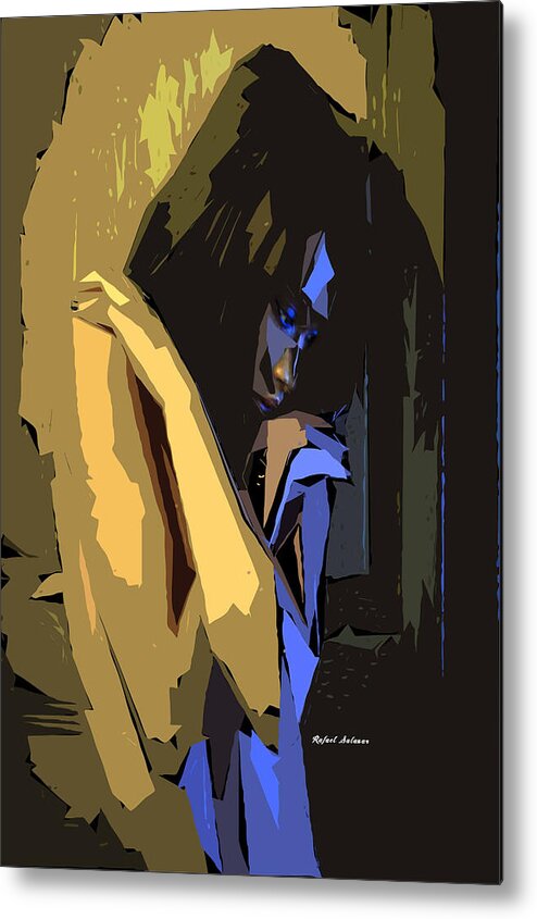 You Are Not Alone Metal Print featuring the digital art You are not alone 24 7 by Rafael Salazar