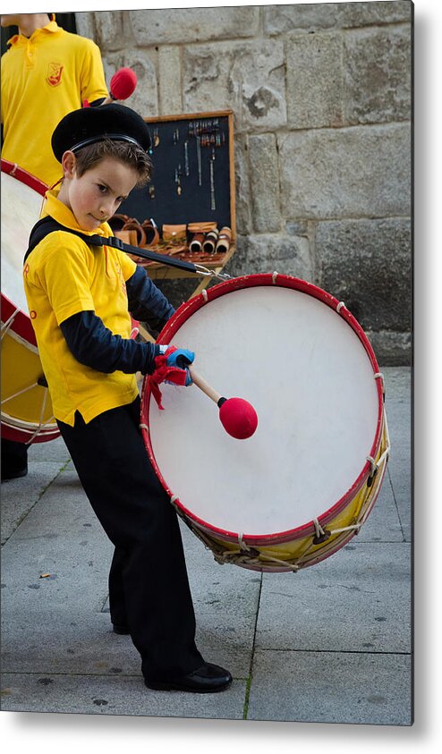 Viana Metal Print featuring the photograph Young Drummer by Pablo Lopez