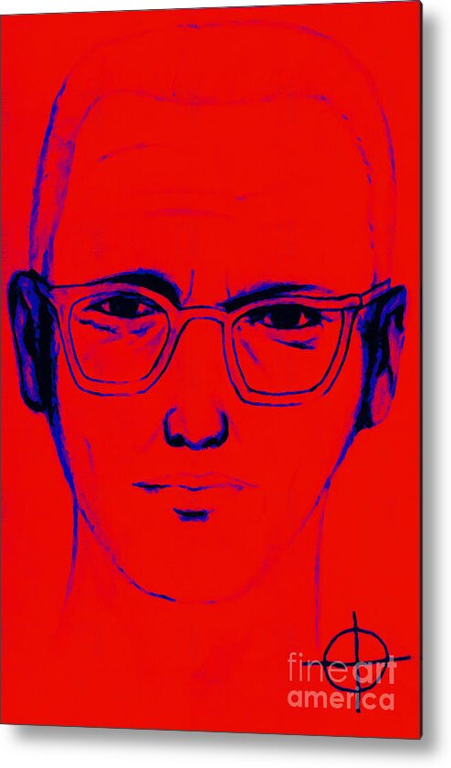 Zodiac Metal Print featuring the photograph Zodiac Killer With SIgn 20130213m128 by Wingsdomain Art and Photography