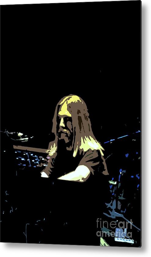 Concert Metal Print featuring the photograph Brent Mydland of the Grateful Dead by Susan Carella
