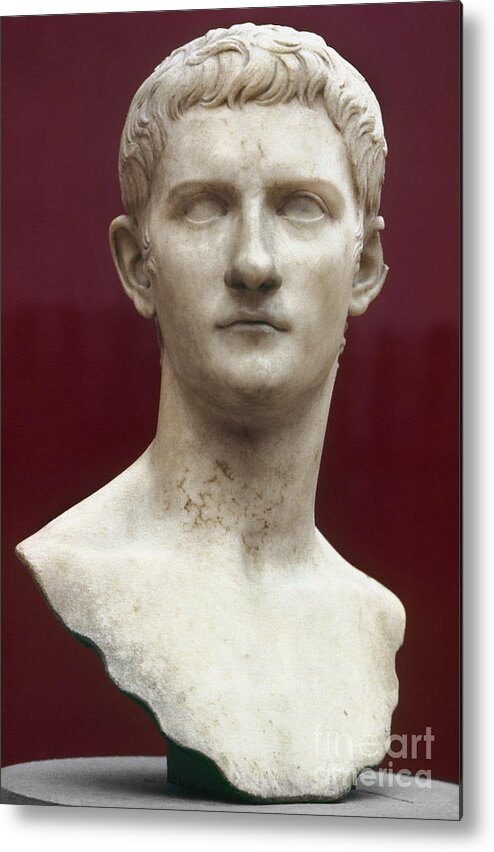 1st Century Metal Print featuring the photograph Caligula (12-41 A.d.) #1 by Granger