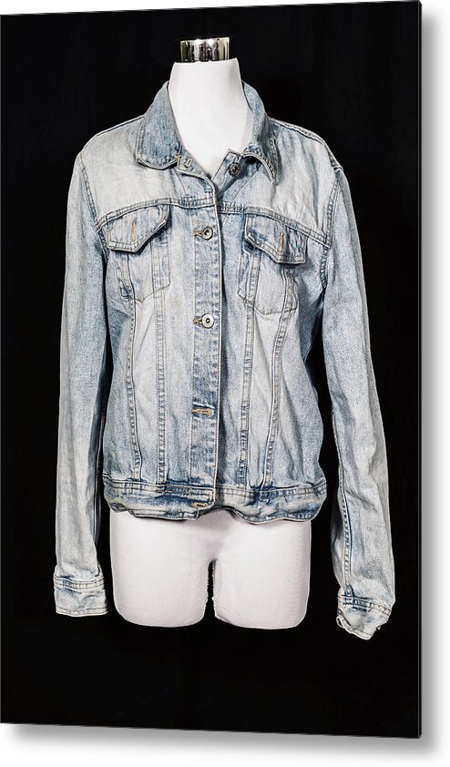 Jeans Metal Print featuring the photograph Denim Jacket #1 by Joana Kruse