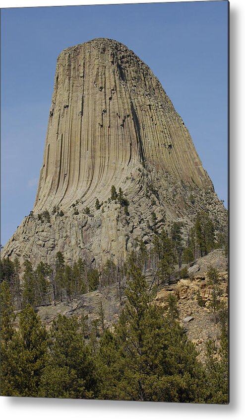 Mp Metal Print featuring the photograph Devils Tower National Monument, Wyoming #1 by Pete Oxford
