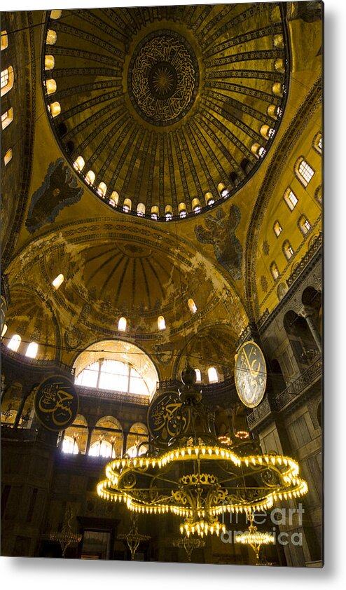 Istanbul Metal Print featuring the photograph Hagia Sofia #1 by Leslie Leda