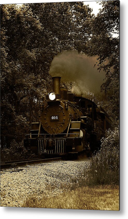 Train Metal Print featuring the photograph Iron Horse #1 by Scott Hovind
