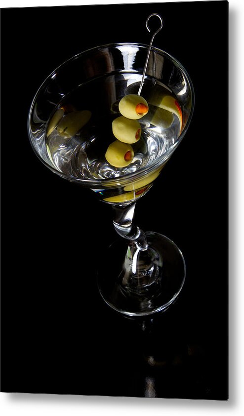 Alcohol Metal Print featuring the photograph Martini #1 by Jason Smith