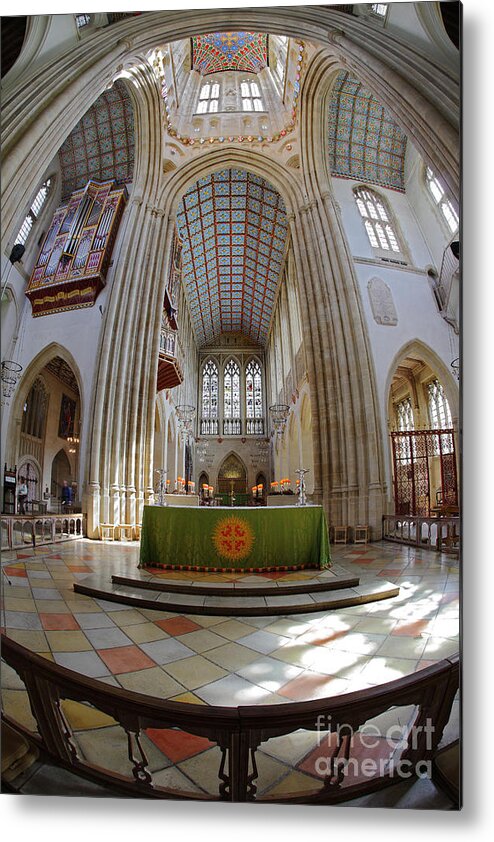 Cathedral Metal Print featuring the photograph St Edmundsbury Cathedral #1 by Nicholas Burningham