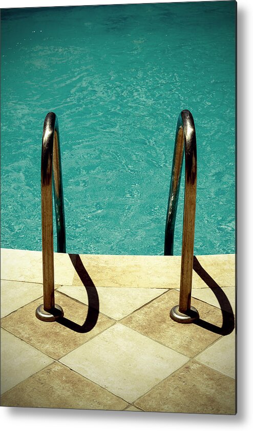 Pool Metal Print featuring the photograph Swimming Pool #1 by Joana Kruse