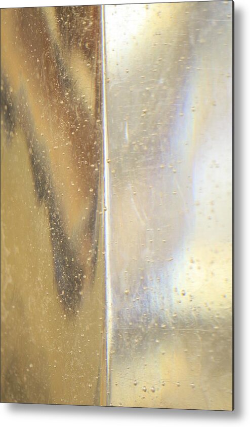 Abstract Metal Print featuring the photograph 2 Sides to Every Story by Kate Purdy