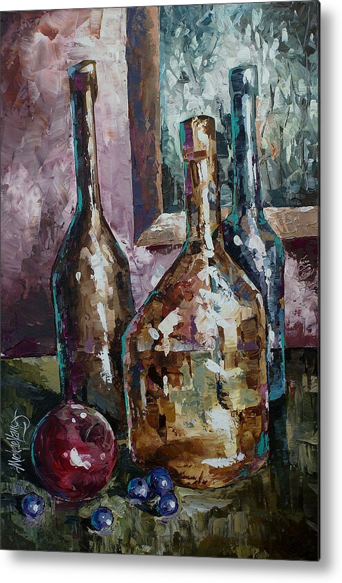 Still Life Metal Print featuring the painting Still life by Michael Lang