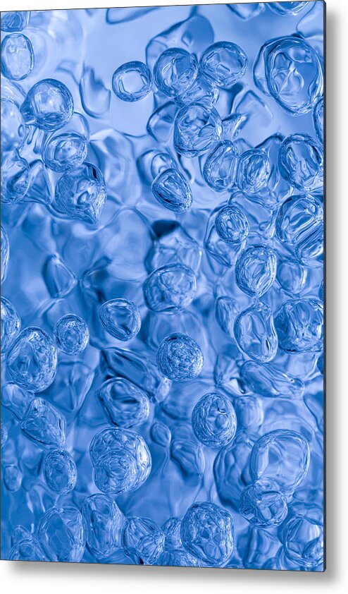 Blue Abstract Metal Print featuring the photograph Blue Abstract #5 by Frank Tschakert