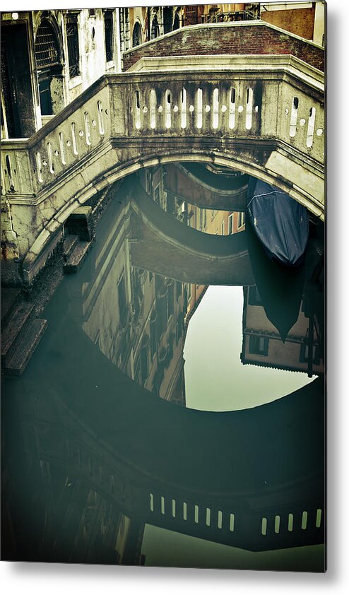 Bridge Metal Print featuring the photograph Venezia #5 by Joana Kruse