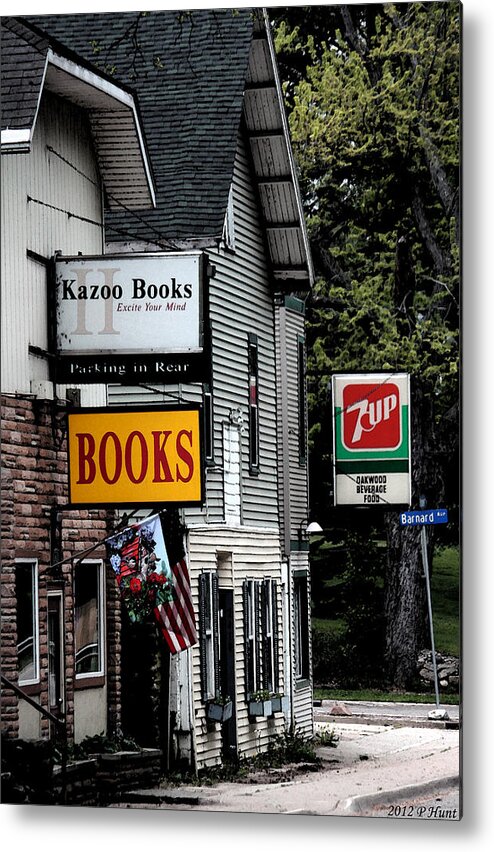 Bookstore Metal Print featuring the photograph Around Town by Penny Hunt