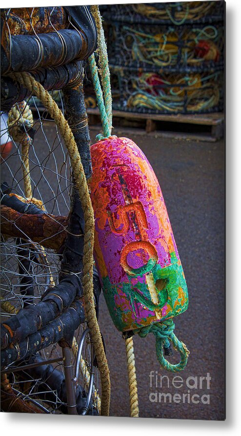 Fishing Gear Metal Print featuring the photograph Buoy 502 by Elena Nosyreva