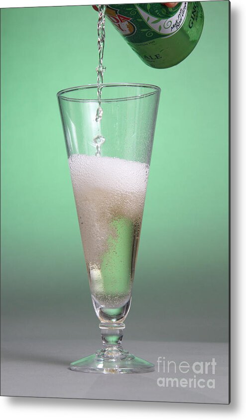Carbonation Metal Print featuring the photograph Carbonated Drink by Photo Researchers, Inc.