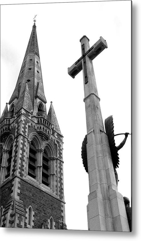 Cathedral Metal Print featuring the photograph Cross Cathedral by Roseanne Jones