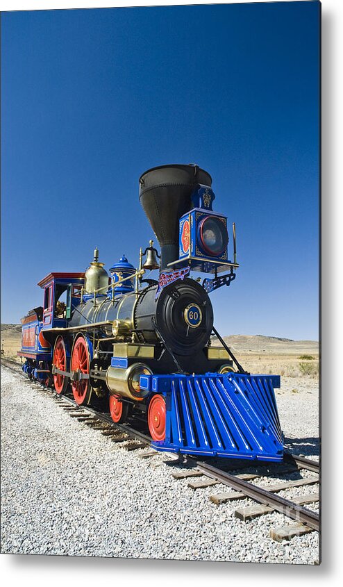Transcontinental Railroad Metal Print featuring the photograph Central Pacific Jupiter 2 by Tim Mulina