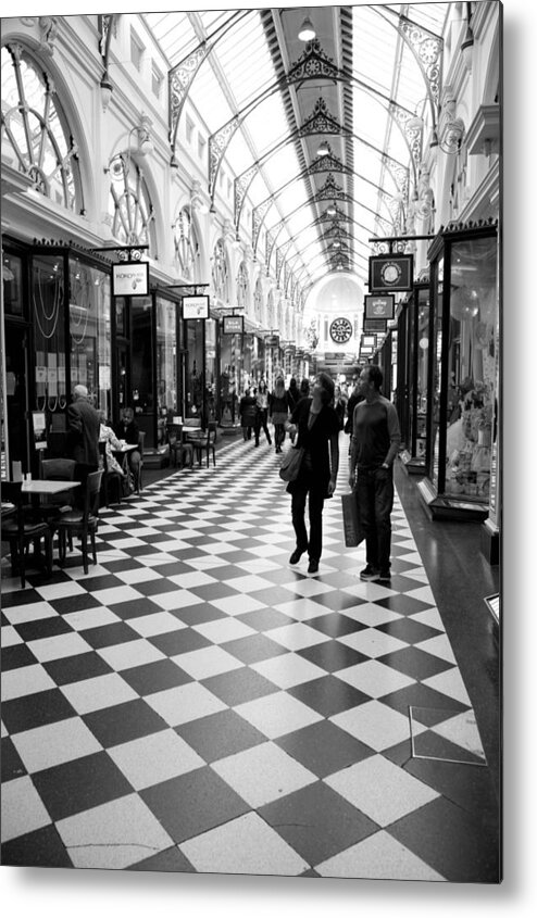 Cityscapes Metal Print featuring the photograph Chequered by Lee Stickels