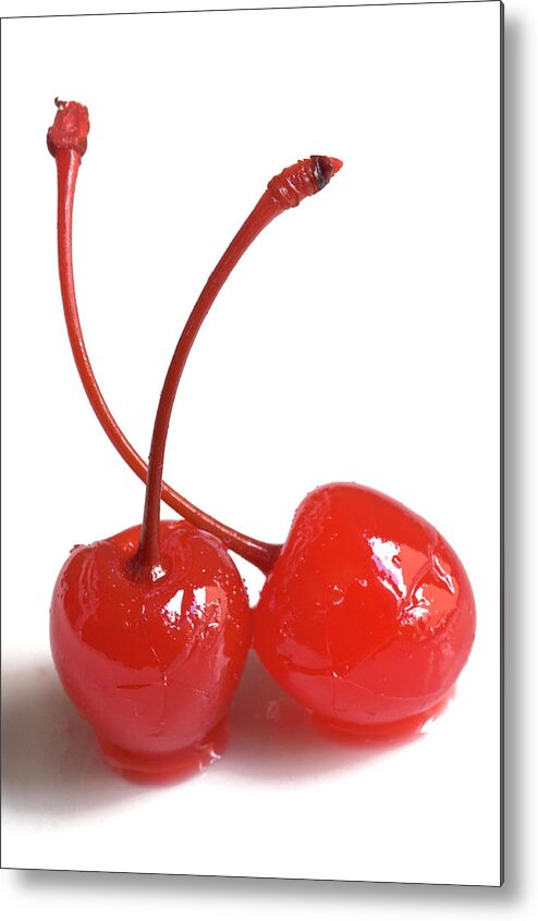 Fruits Metal Print featuring the photograph Cherries by Carolyn D'Alessandro