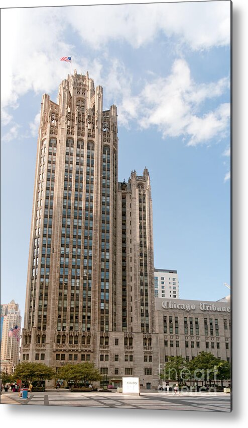Chicago Metal Print featuring the digital art Chicago City Center by Carol Ailles