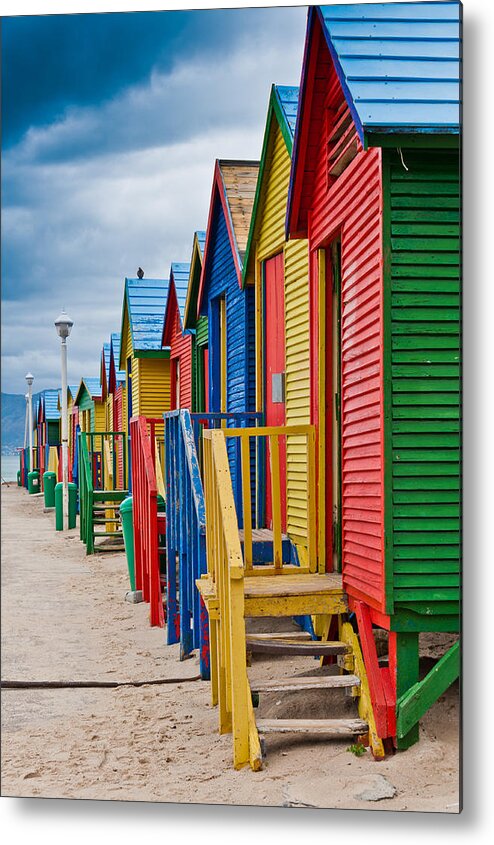 Bennett Metal Print featuring the photograph Colorful Beach Houses at St James by Cliff C Morris Jr