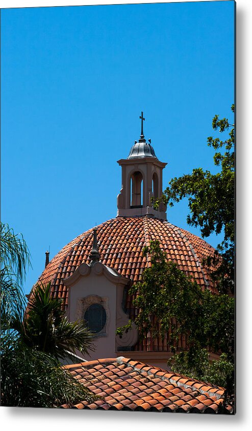 Architecture Metal Print featuring the photograph Dome at Church of the Little Flower by Ed Gleichman