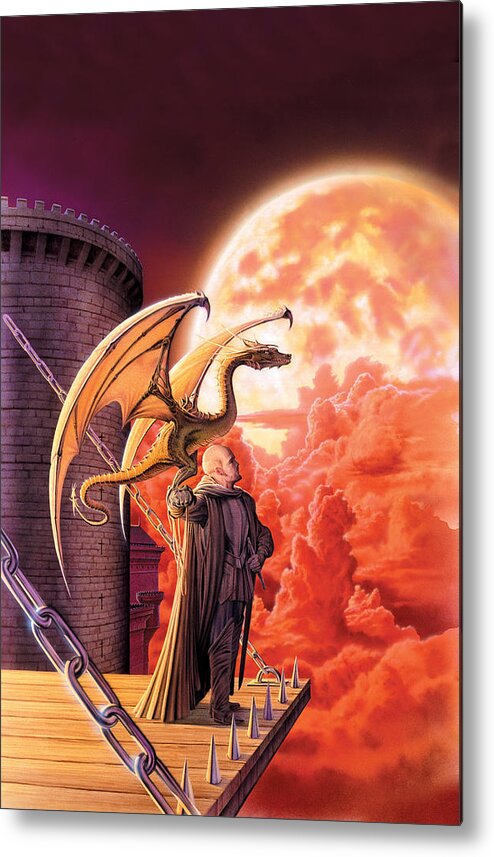 Dragon Metal Print featuring the photograph Dragon Lord by MGL Meiklejohn Graphics Licensing